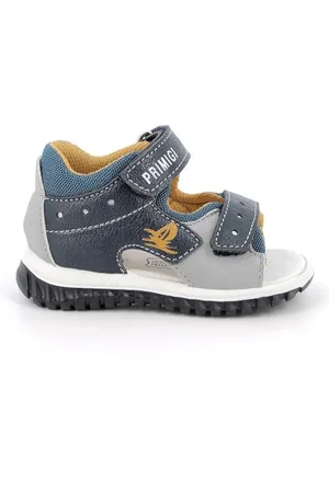 Primigi Sixus Sandale, Bleu Marine, Gris Clair, 21 EU