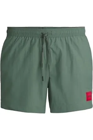 HUGO BOSS Hommes Dominica Short de Bain à séchage Rapide avec étiquette logotée