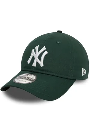 New Era New York Yankees MLB League Essential Vert Foncé 9Twenty Casquette Ajustable