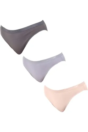 Dim Femme Les Pockets Eco Coton Confortable X3 Culotte, , 36-38 EU