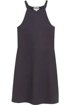 TOM TAILOR 1047127 Robe, 29476-Gris Coal, 128 Fille