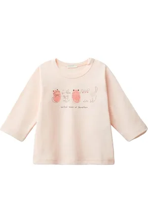 Benetton T- Shirt M/L 3atna1055, , 62 cm Bébé garçon