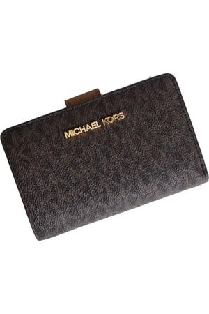 Michael Kors Jet Set Travel Portefeuille à Deux Volets avec Fermeture Éclair Taille M