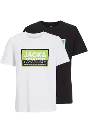 JACK & JONES JACK&JONES JUNIOR Jcologan Lot de 2 t-Shirts d