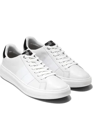 Cole Haan Baskets Grand Crosscourt Premier pour Homme, Blanc/Noir, 44.5 EU