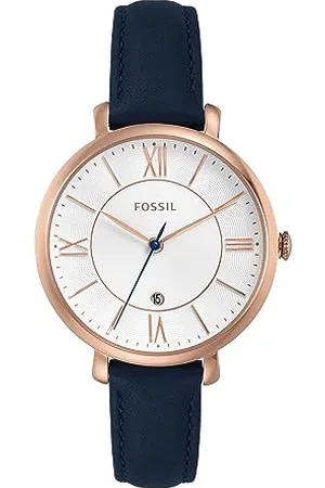 Fossil ES3988 Montre à quartz analogique pour femme avec bracelet en cuir