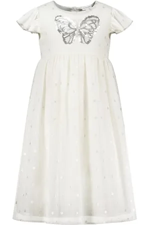 Salt & Pepper BY KIDS PARK Girls Dress Sequin Butterfly Robe décontractée, , 140 Fille