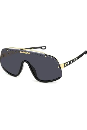 Carrera Flaglab 16 Lunettes de Soleil, Noir-Or, 99 Mixte