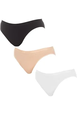Dim Femme Les Pockets Eco Coton Confortable X3 Culotte, , L EU