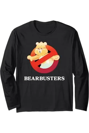 Care Bears Halloween Bearbusters Retro Horror Movie Logo Manche Longue