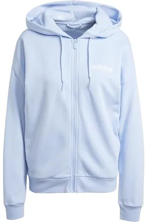 adidas Femme Essentials Linear Full Zip French Terry Hoodie, , XL