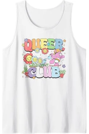 Care Bears Pride Queer Club Gardening Logo Distressed Débardeur