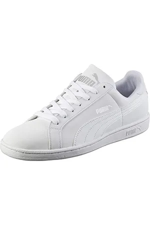 PUMA Smash Buck, Sneakers Basses Mixte Adulte, White White, 43 EU