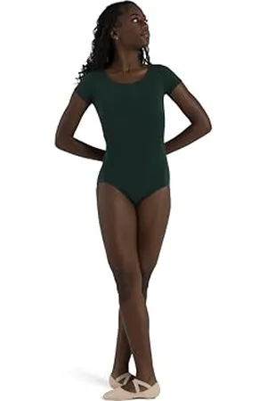 Capezio Justaucorps classique à manches courtes pour femme, , M