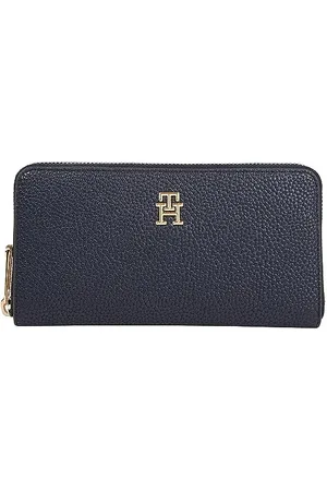 Tommy Hilfiger Portefeuille Femme Emblem Large avec Fermeture Éclair, , Taille Unique
