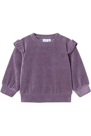 NAME IT NMFNEW NREG LS VEL Top, T-Shirt À Manches Longues Fille,