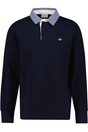 GANT Reg Chambray Heavy Rugger T-Shirt, , XXXL Hommes