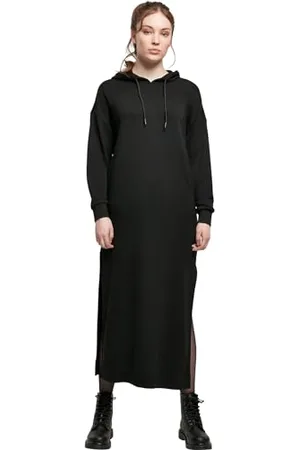 Urban classics Ladies Modal Terry Long Hoody Dress Robe, , M Femme