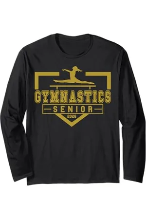 Class of 2026 Graduation Shirts Gymnastique Senior Nuit Gymnastique Senior 2026 Graduation 26 Manche Longue