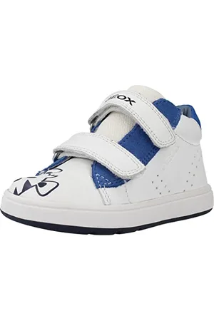 Geox Bébé Garçon B Biglia Boy D Premiers Pas, White/Royal, 22 EU