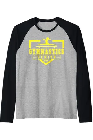 Class of 2026 Graduation Shirts Gymnastique Senior Nuit Gymnastique Senior 2026 Graduation 20 Manche Raglan
