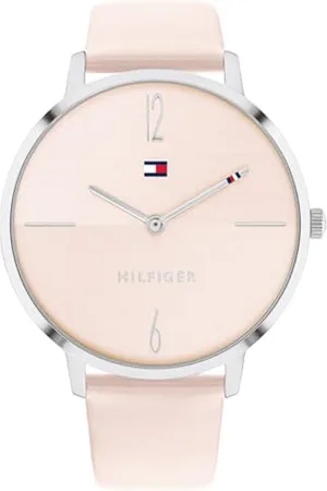 Tommy Hilfiger Montre Analogique à Quartz pour Femme avec Bracelet en Cuir - 1782378