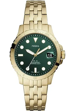 Fossil Montre pour femmes Fb01, mouvement à quartz, boîtier en acier inoxydable de 36 mm avec bracelet en acier inoxydable, ES4746