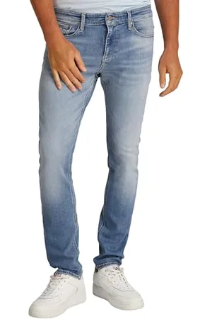 Tommy Hilfiger Jean Homme Scanton Slim Fit, Bleu (Denim Medium), 32W/31L