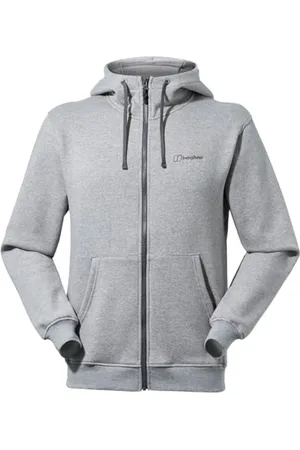 Berghaus Sweat à Capuche zippé en Coton Bio avec Poche Kangourou pour Homme