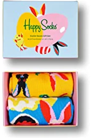 Happy Socks 2-Pack Easter Socks Gift Set, , 36-40 (Lot de 2) Unisex