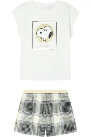 Women secret Short Pyjama Multilicense Happy Snoopy, , M Femme