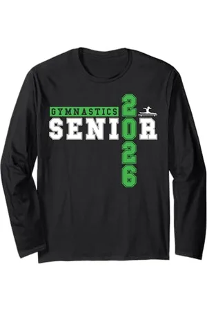 Class of 2026 Graduation Shirts Gymnastique Senior Nuit Gymnastique Senior 2026 Graduation 33 Manche Longue