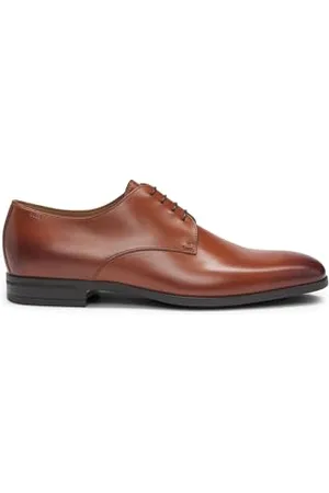 HUGO BOSS Hommes Kensington_Derb_bu_N Dress Shoes Brun 45 EU