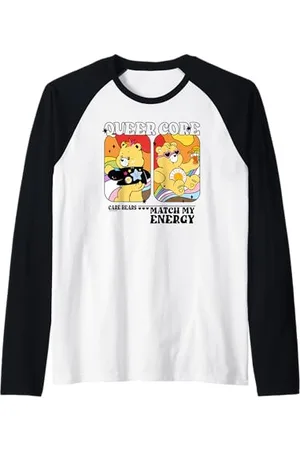Care Bears Pride Queer Core Match My Energy Manche Raglan
