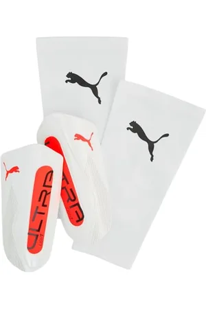 PUMA ULTRA Light Sleeve, Protège-tibias Unisexe, Yellow Alert- Aged Silver, L - 030989