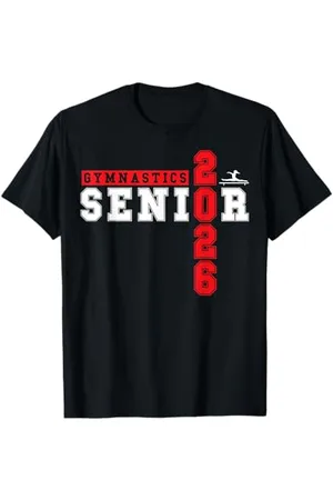 Class of 2026 Graduation Shirts Gymnastique Senior Nuit Gymnastique Senior 2026 Graduation 9 T-Shirt