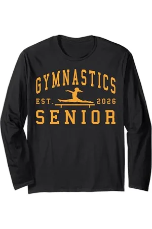 Class of 2026 Graduation Shirts Gymnastique Senior Nuit Gymnastique Senior 2026 Graduation 16 Manche Longue