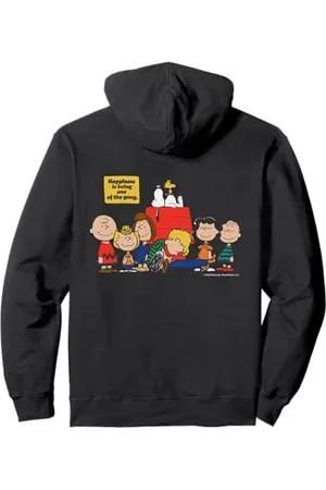 Peanuts Snoopy Woodstock Happy Gang Friends Friendship BFF Vintage Sweat à Capuche