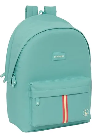 Safta EL GANSO BASICS - Sac à dos pour ordinateur portable 15,6" et USB, idéal pour les jeunes de différents âges, tissu recyclé, confortable et polyvalent, qualité et résistance, 31 x 18 x 44 cm