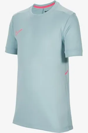 Nike Academy25 Dri-Fit HJ3716-395 Haut Dri-Fit pour Enfants Plus âgés, Cubes océaniques, Rose Vif Taille S