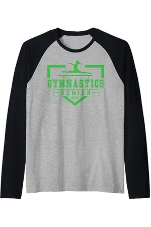 Class of 2026 Graduation Shirts Gymnastique Senior Nuit Gymnastique Senior 2026 Graduation 32 Manche Raglan