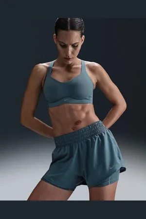 Nike One Dri-FIT DX6012 Short 2 en 1 pour Femme Taille M 7,5 cm