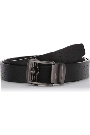 Nike ACU Fit Ceinture à cliquet, Noir-Perforé, Taille Unique Homme