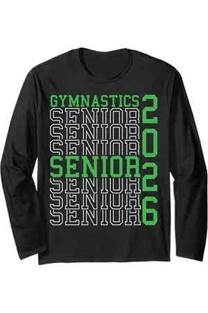 Class of 2026 Graduation Shirts Gymnastique Senior Nuit Gymnastique Senior 2026 Graduation 36 Manche Longue
