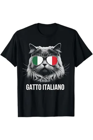 Graphic 365 Lunettes de soleil motif drapeau italien pour chat et chaton T-Shirt
