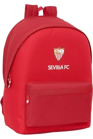 Safta Sevilla FC - Sac à dos pour ordinateur portable 15,6" et USB, idéal pour les jeunes de différents âges, tissu recyclé, confortable et polyvalent, qualité et résistance, 31 x 18 x 44 cm, , M