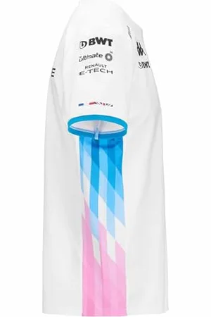Kappa T-Shirt ADIRY Alpine F1 | White/Blue Dresden/Pink BEGONI| 6Y