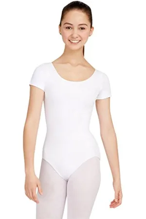 Capezio Justaucorps Classique à Manches Courtes pour Femme, , Medium