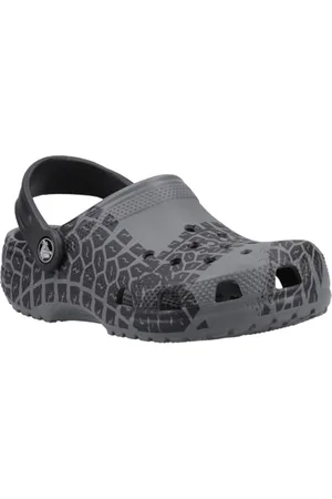 Crocs Unisexe Enfant Classic Tire Print Clog K Sabots, Slate Grey, 33/34 EU