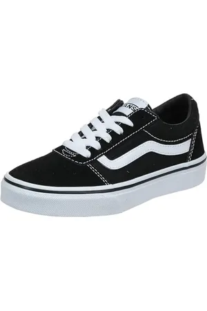 Vans Ward Suede/canvas, Sneakers Basses mixte enfant, Noir ((Suede/Canvas) Black/White Iju)